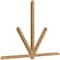 Ekena Millwork Kennewick Timber Gable Bracket, Western Red Cedar, 108"W x 72"H x 3 1/2"D x 3 1/2"F, 16/12 Pitch GBW108X72X0404KEN00SWR - alternate 2